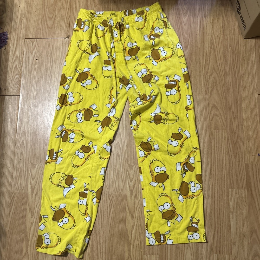 The Simpsons Homer Simpson Pajama Pants – Universal Studios – Size Medium
